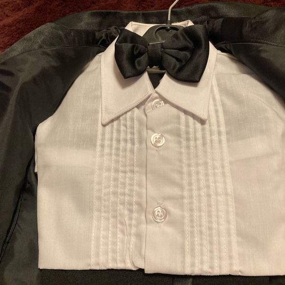Tuxedo 5pc Black Toddler set. - Picture 4 of 7